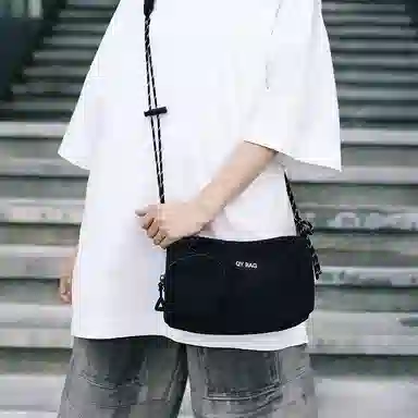 彤彤兔 小清新简约时尚 尼龙 单肩包 男女同款情侣款 多色