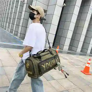 德力熊 短途行李袋出差 尼龙 旅行包 男女同款情侣款 多色