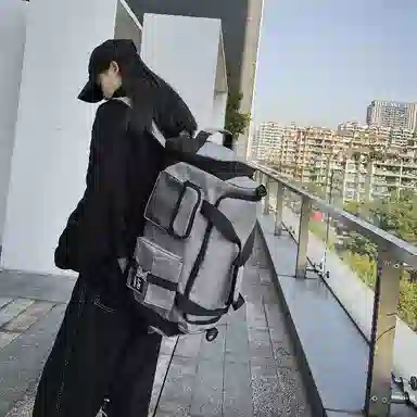 大容量干湿分离 尼龙 行李包健身包双肩包 常规 男女同款情侣款 黑色 /灰色/军绿色