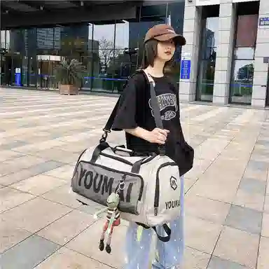 德力熊 短途行李袋出差 尼龙 旅行包 男女同款情侣款 多色