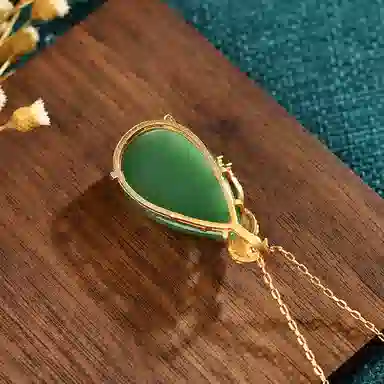 彤彤兔 国潮珐琅复古中国风旗袍饰品 铜 项链 女款