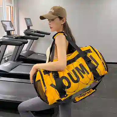 德力熊 大容量旅行袋 尼龙 健身包 大号 男女同款情侣款 多色