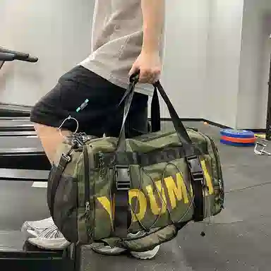 德力熊 大容量旅行袋 尼龙 健身包 大号 男女同款情侣款 多色