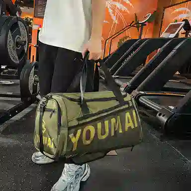 德力熊 多功能时尚旅行包 尼龙 健身包 男女同款情侣款 黑色/粉色/卡其色/紫色/军绿色