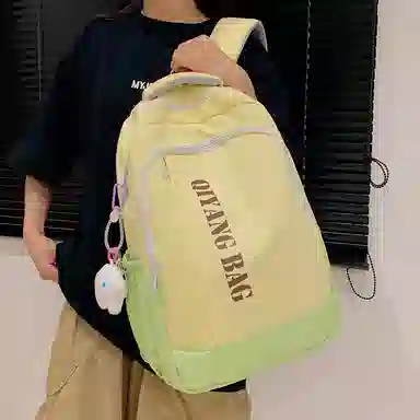 彤彤兔  简约百搭书包 尼龙 双肩包 大号 男女同款情侣款 多色