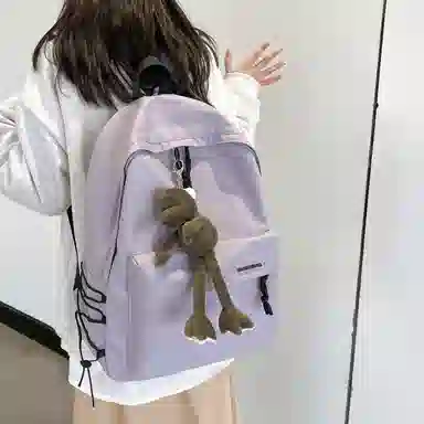 彤彤兔 高级感简约大容量旅行 牛津布 双肩包 女款 多色