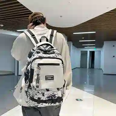 德力熊 潮酷个性时尚 尼龙 双肩包 男女同款情侣款 多色