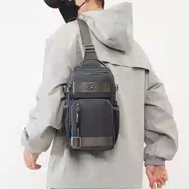 彤彤兔 时尚百搭简约 牛津布 单肩包 男款 多色