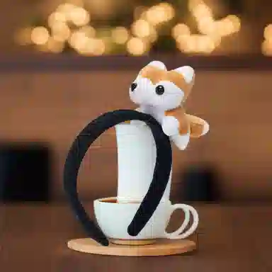 彤彤兔 立体 萌宠 毛绒 可爱 森系 甜美 超仙 发箍 女款