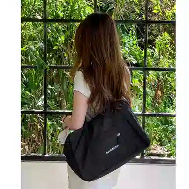 彤彤兔 韩国百搭轻便 尼龙 手提旅行包 男女同款情侣款 多色