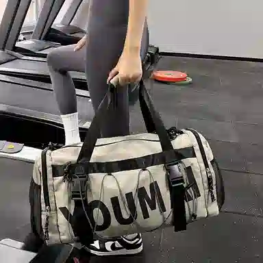 德力熊 大容量旅行袋 尼龙 健身包 大号 男女同款情侣款 多色