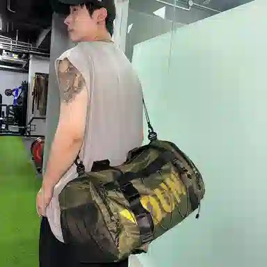 德力熊 大容量旅行袋 尼龙 健身包 大号 男女同款情侣款 多色