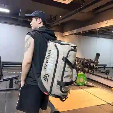 德力熊 多功能运动训练 尼龙 健身包 男女同款情侣款 黑色粉色卡其色玫红色黄色军绿色