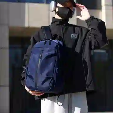 彤彤兔 旅行学生包多功能 防泼水牛津布 双肩包 男款 多色