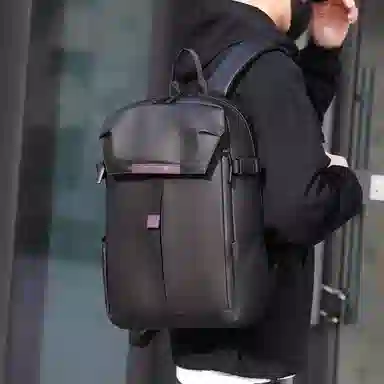 彤彤兔 大容量休闲旅行包电脑多功能 牛津布 双肩包 男款 黑色/蓝色/灰色