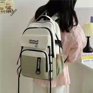 彤彤兔 韩版大容量 尼龙 双肩包 男女同款情侣款 多色