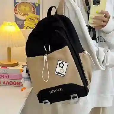 彤彤兔 韩系马卡龙可爱百搭 尼龙 双肩包 男女同款情侣款 多色