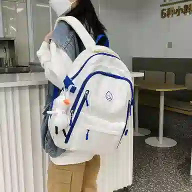 彤彤兔 韩版森系小清新简约 尼龙 双肩包 女款 多色