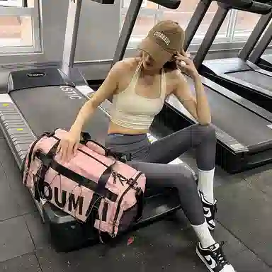 德力熊 大容量旅行袋 尼龙 健身包 大号 男女同款情侣款 多色