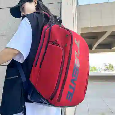 彤彤兔 潮流百搭大容量 牛津布 双肩包 男女同款情侣款 米白色/黑色/红色/灰色