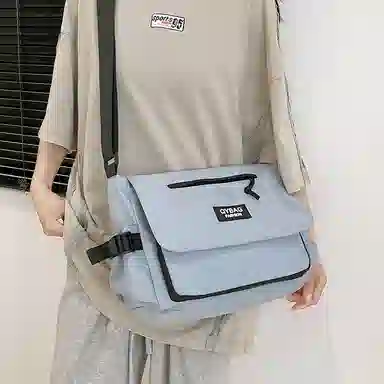 彤彤兔 原宿风通勤工装休闲 尼龙 斜挎包 男女同款情侣款 多色