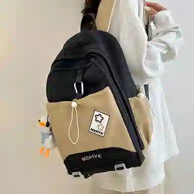 彤彤兔 韩系马卡龙可爱百搭 尼龙 双肩包 男女同款情侣款 多色