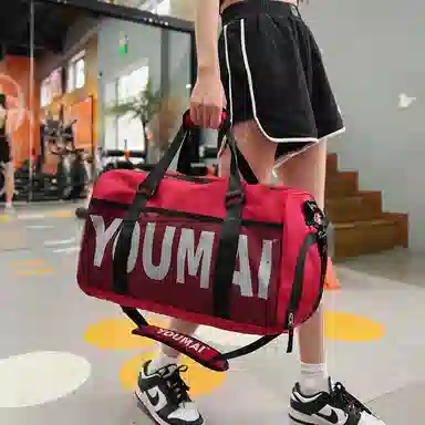 彤彤兔 独立鞋仓耐用 尼龙 旅行包 男女同款情侣款 多色