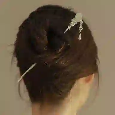 彤彤兔 中式古风祥云玉如意流苏 发簪 女款