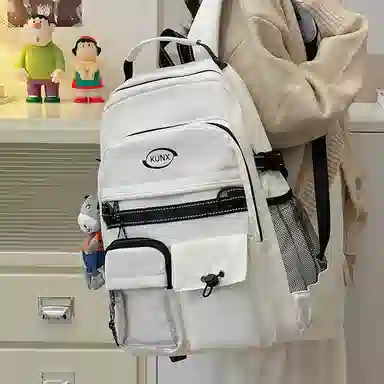 彤彤兔 设计感小众 尼龙 双肩包 男女同款情侣款 多色