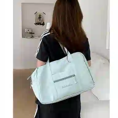 彤彤兔 韩国百搭轻便 尼龙 手提旅行包 男女同款情侣款 多色