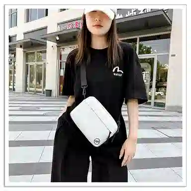 彤彤兔 高级感简约 尼龙 单肩包 男女同款情侣款 多色