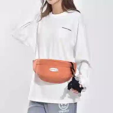 彤彤兔 潮牌男士日系简约轻便 牛津布 胸包 男女同款情侣款 多色