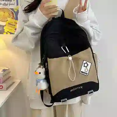 彤彤兔 韩系马卡龙可爱百搭 尼龙 双肩包 男女同款情侣款 多色