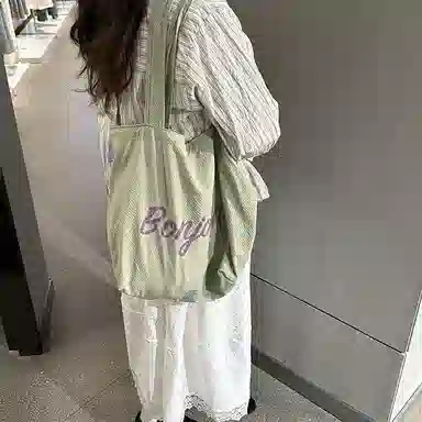 彤彤兔 字母轻便 涤纶 单肩包 女款 多色