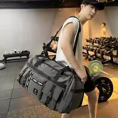 德力熊 大容量收纳干湿分离 牛津布 健身包 大号 男女同款情侣款 多色