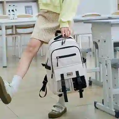 彤彤兔 工装大学生 尼龙 双肩包 男女同款情侣款 多色