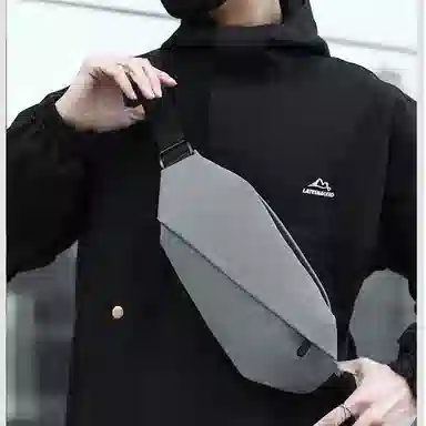 彤彤兔 简约时尚 牛津布 胸包 常规 男款 多色