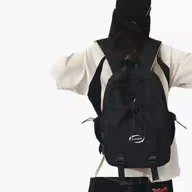 彤彤兔 学院风背包休闲旅行 尼龙 双肩包 大号 男女同款情侣款 多色