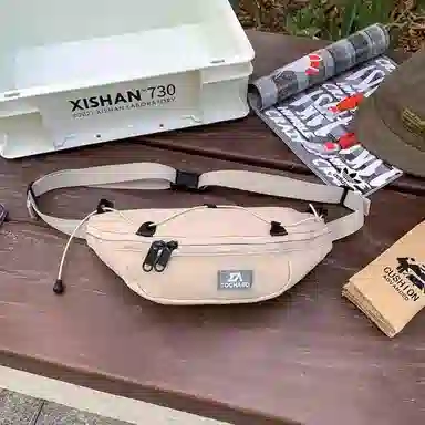 德力熊 百搭时尚出行 牛津布 腰包 常规 男女同款情侣款 多色