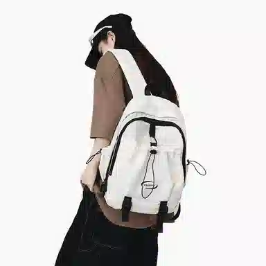 彤彤兔 学院风背包休闲旅行 尼龙 双肩包 大号 男女同款情侣款 多色