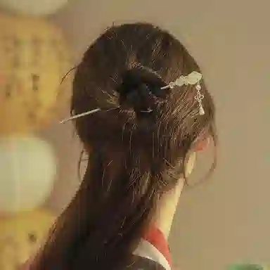 彤彤兔 中式古风祥云玉如意流苏 发簪 女款