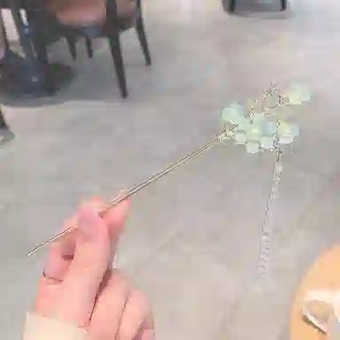 彤彤兔 古风流苏玉兰花朵簪步摇丸子头盘发旗袍汉服发钗配饰 发簪 女款