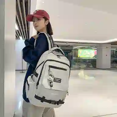 德力熊 潮酷个性时尚 尼龙 双肩包 男女同款情侣款 多色