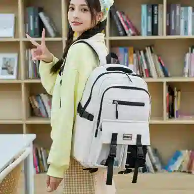 彤彤兔 工装大学生 尼龙 双肩包 男女同款情侣款 多色