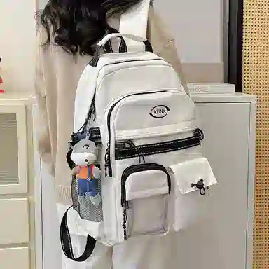 彤彤兔 设计感小众 尼龙 双肩包 男女同款情侣款 多色