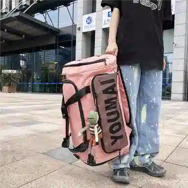 德力熊 短途行李袋出差 尼龙 旅行包 男女同款情侣款 多色