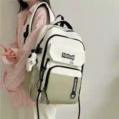 彤彤兔 韩版大容量 尼龙 双肩包 男女同款情侣款 多色