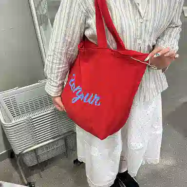 彤彤兔 字母轻便 涤纶 单肩包 女款 多色