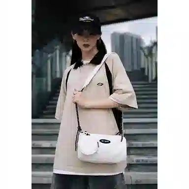 彤彤兔 小清新简约时尚 尼龙 单肩包 男女同款情侣款 多色