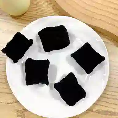 彤彤兔 面膜高弹力马尾巨柔肌肤面感超宽简约扎头 布艺 头绳 女款